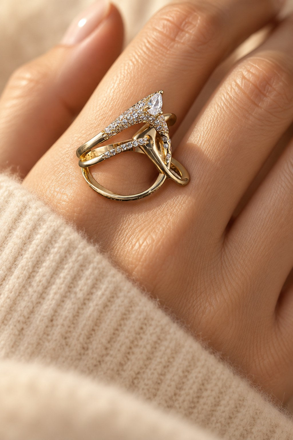 Unique Luxury Irregular Magical Ring - AtPerry's lifestyle photo