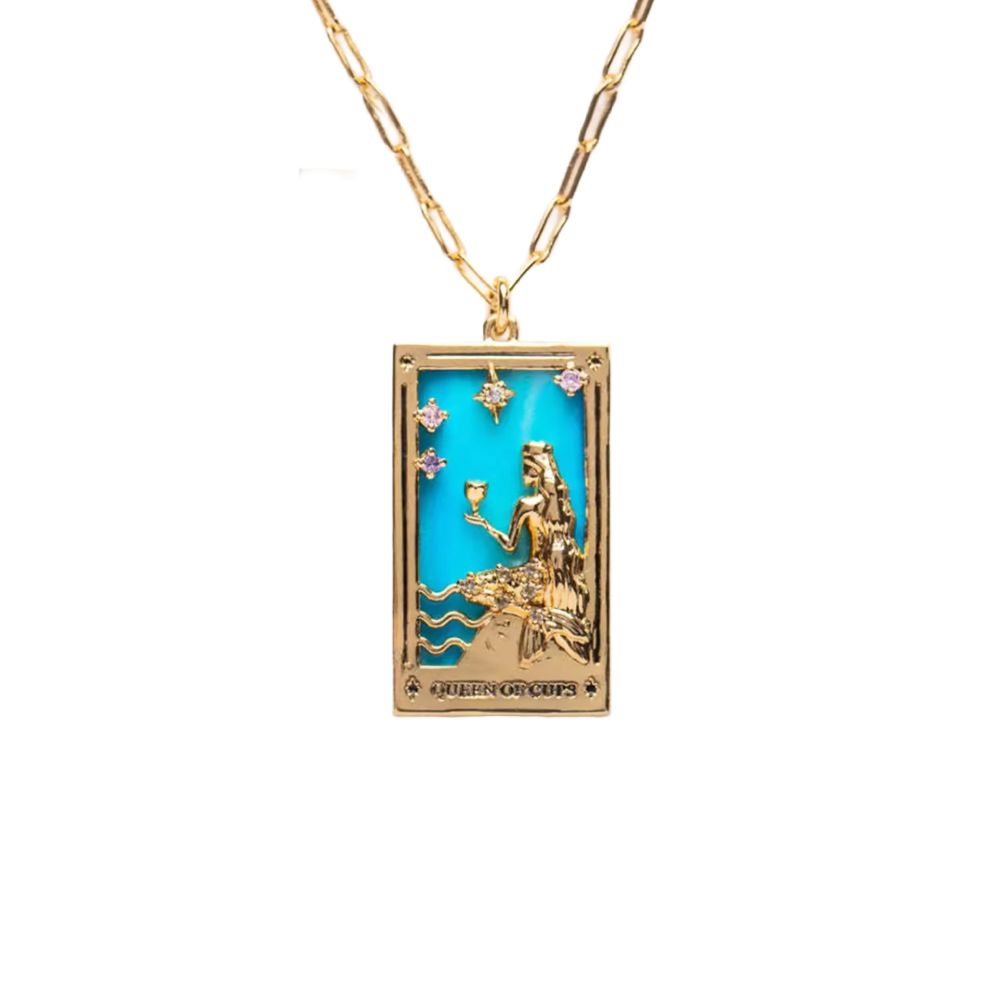 The Star Tarot Card NecklaceNecklacesQueen of Cups