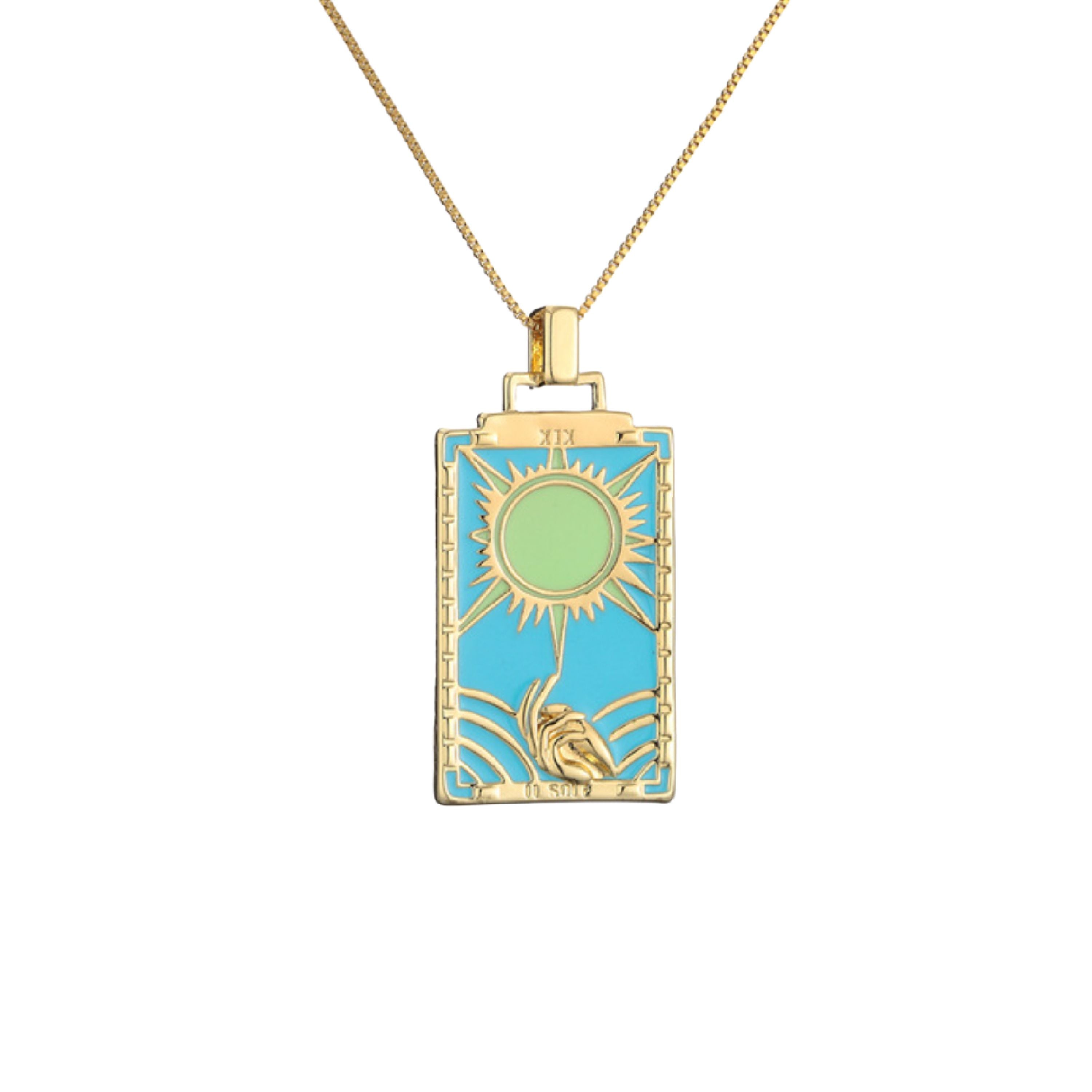 The Star Tarot Card NecklaceNecklacesThe Turquoise Star