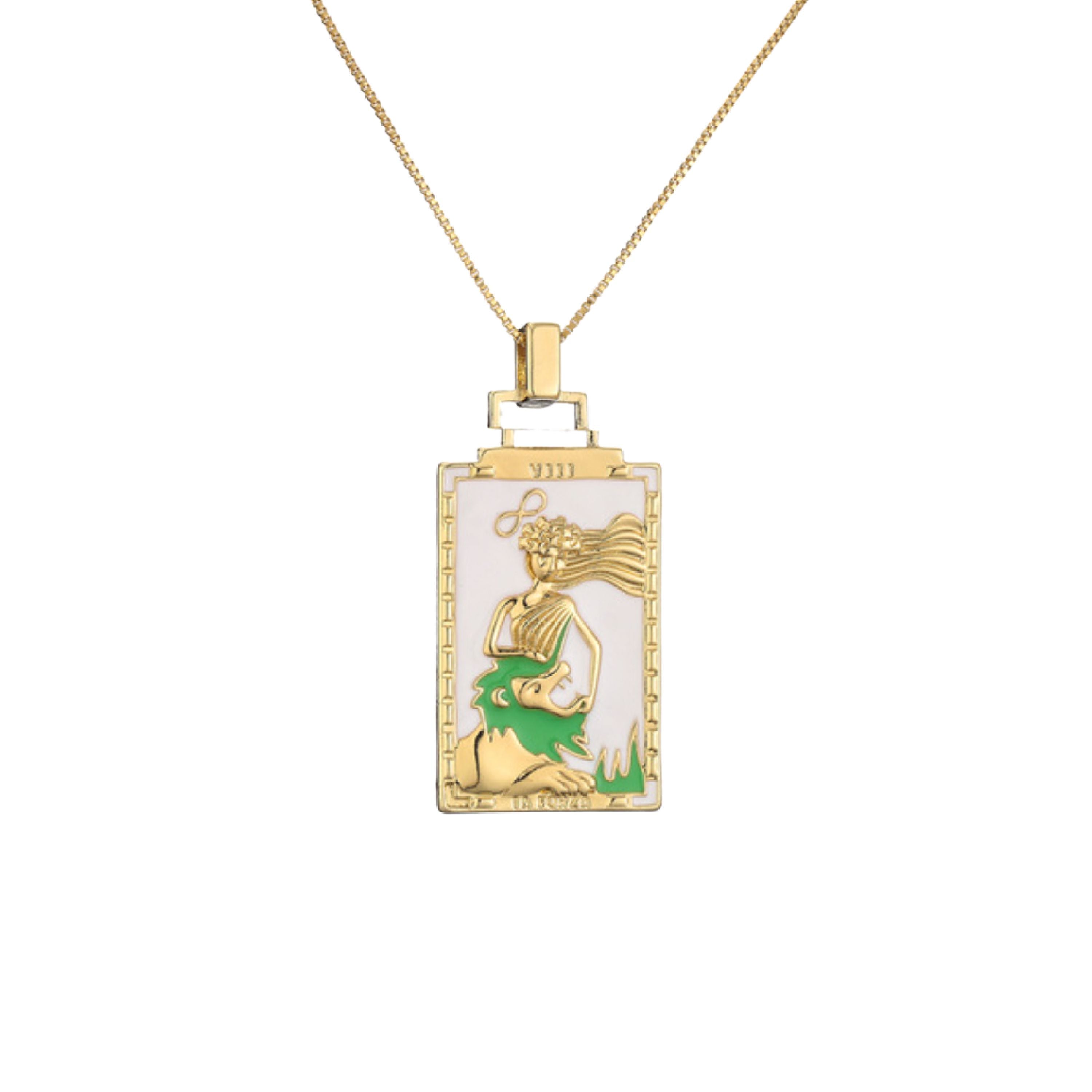 The Goddess Tarot Card NecklaceNecklacesThe Lioness