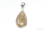 Vintage Rutilated Quartz Sterling Silver Southwestern Necklace PendantJewelry > Necklaces > Pendants