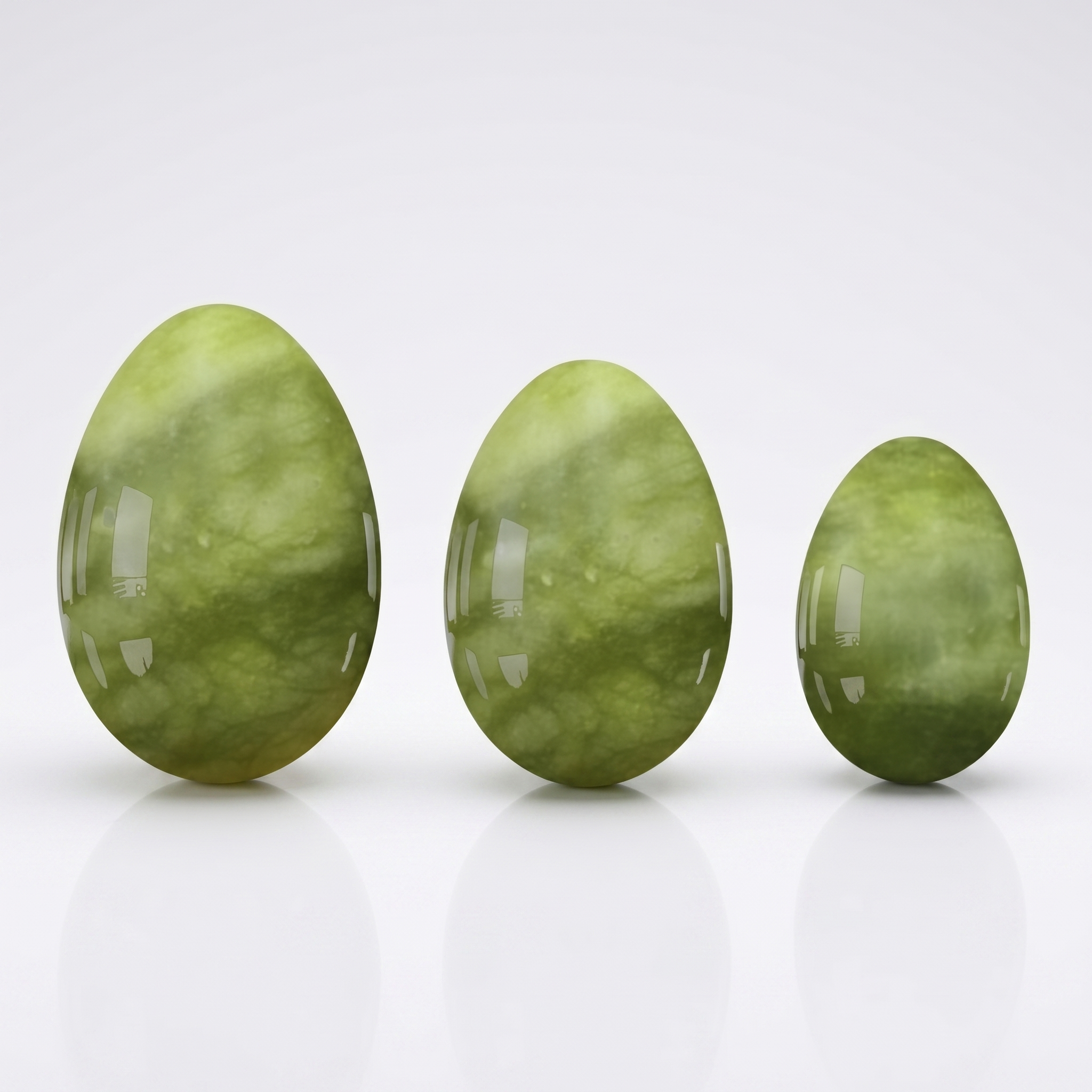 Natural Jade Yoni Eggs - AtPerry's Healing Crystals