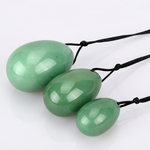 Green Jade Yoni Eggs - AtPerry's Healing Crystals