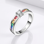 Rainbow Promise Ring - AtPerry's Healing Crystals