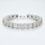 White Fire Opal Bracelet - AtPerry's Healing Crystals