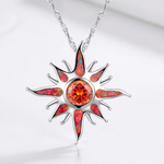 Orange Fire Opal Pendant - AtPerry's Healing Crystals