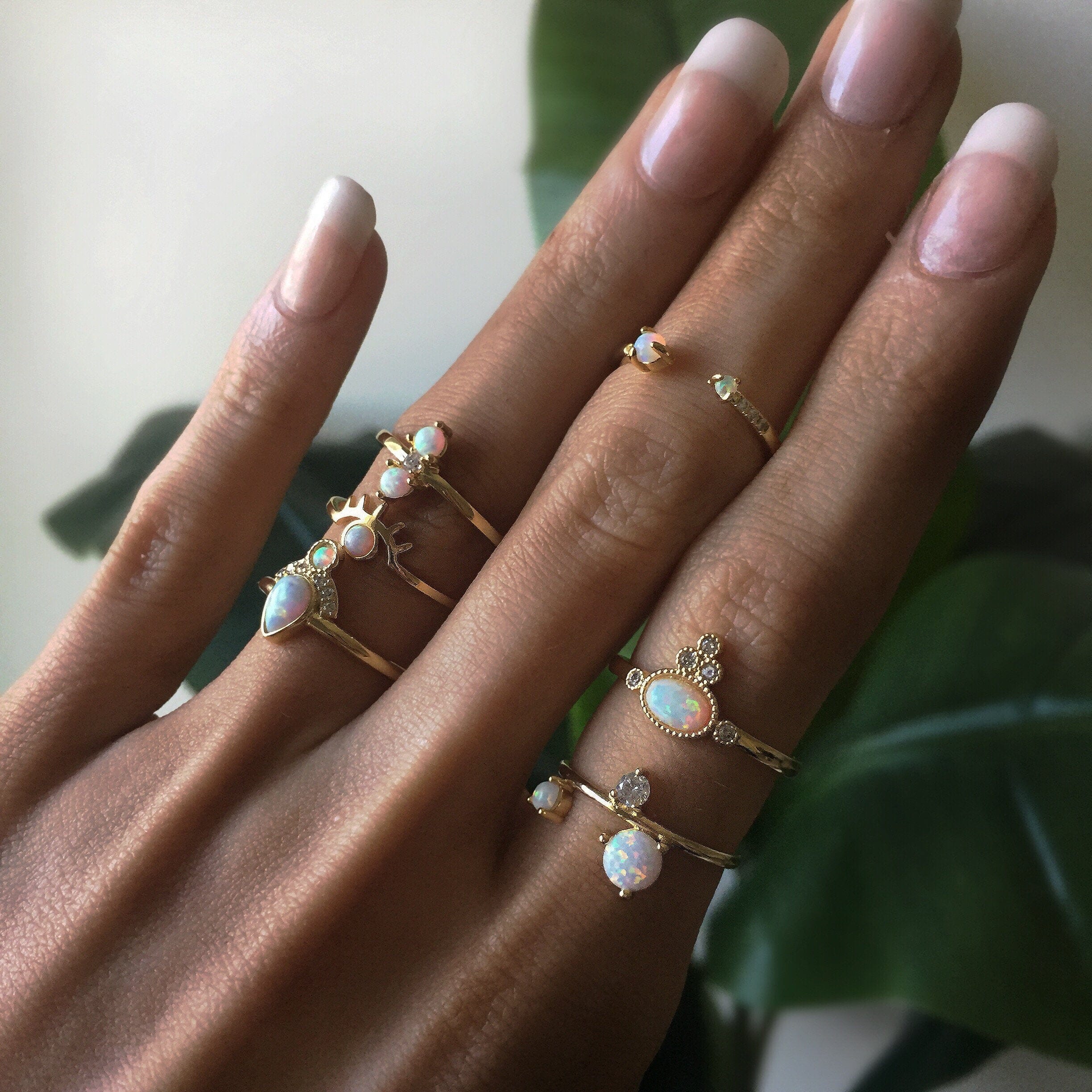 The Opal Evil Eye RingRings