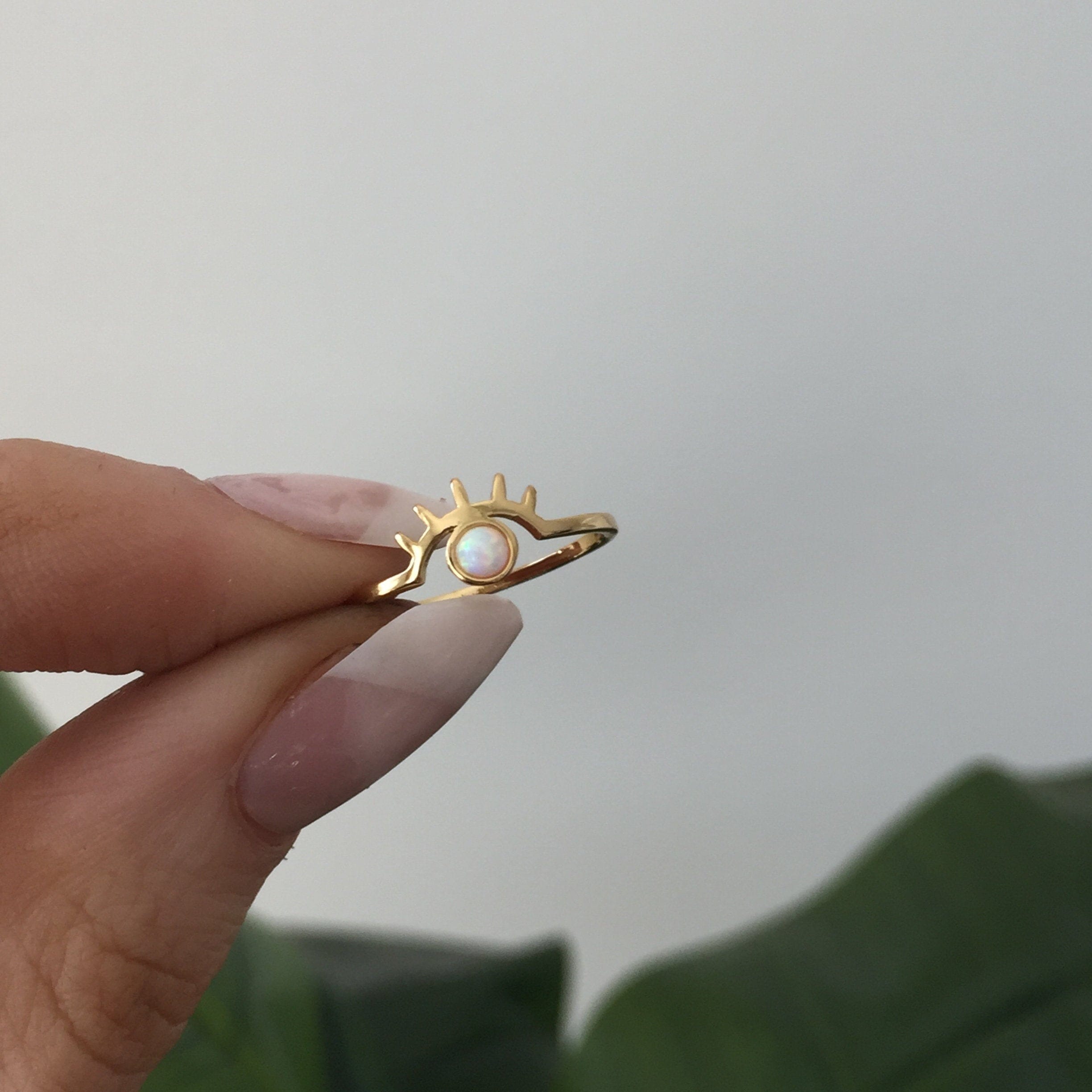The Opal Evil Eye RingRings