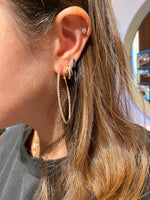 Crystal Oval Hoops CollectionEarrings