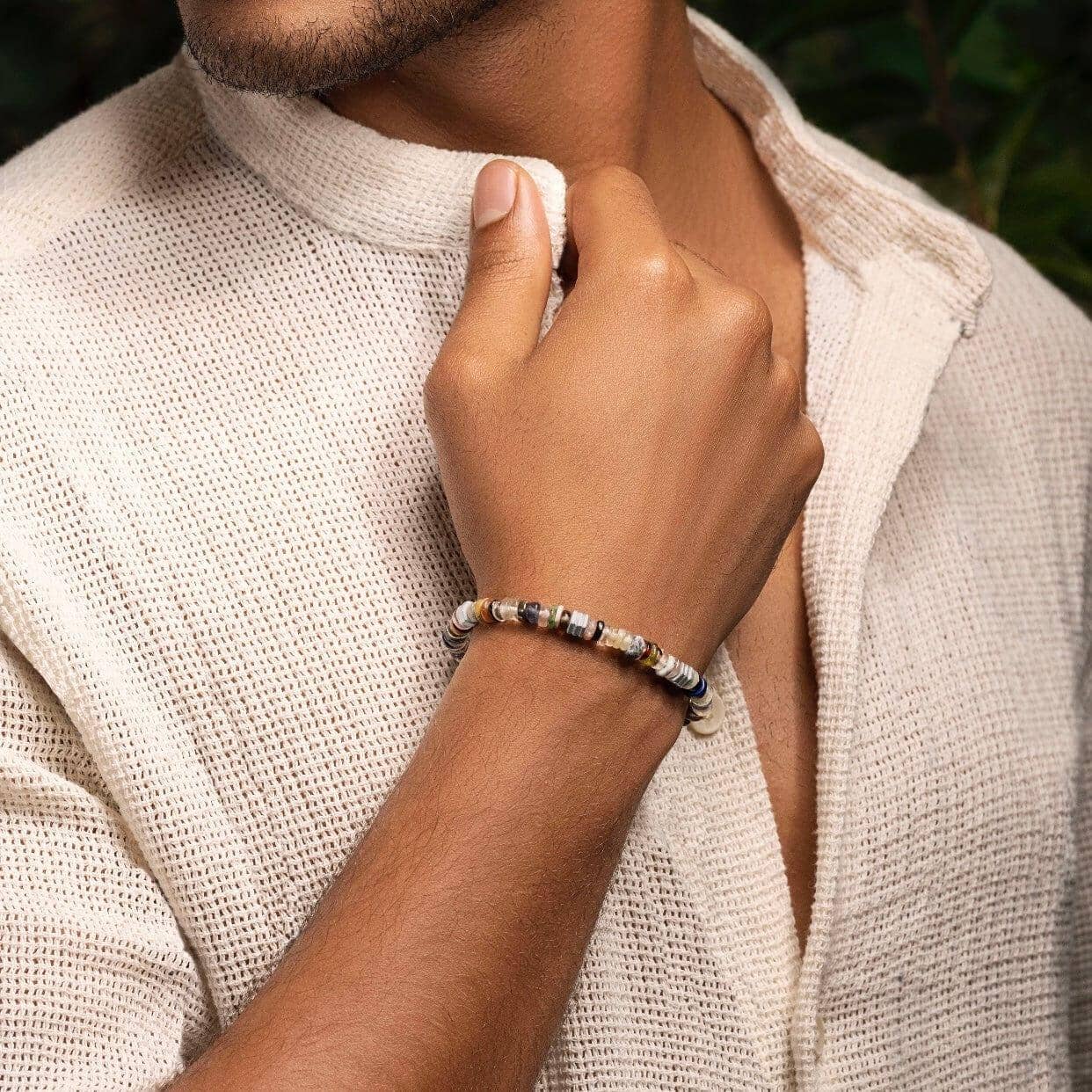 Spiritual Empowerment - Multi Stone Heishi BraceletBracelets - Mens