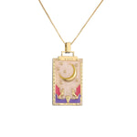 The Goddess Tarot Card NecklaceNecklacesThe Pink Moon