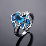 Blue Sapphire Opal RingRing