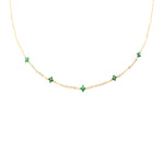 The Green Gem NecklaceNecklacesGold