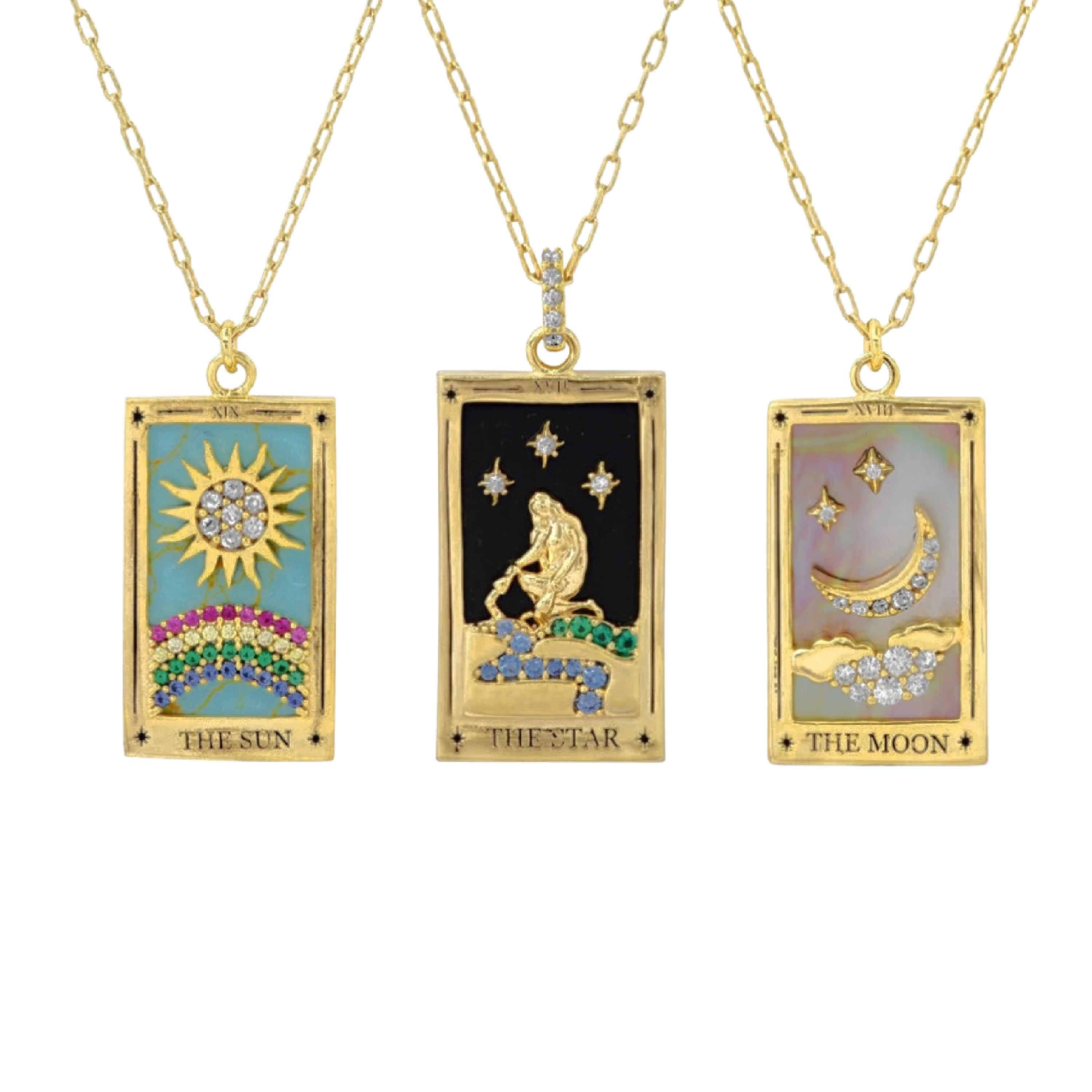 The Star Tarot Card NecklaceNecklaces