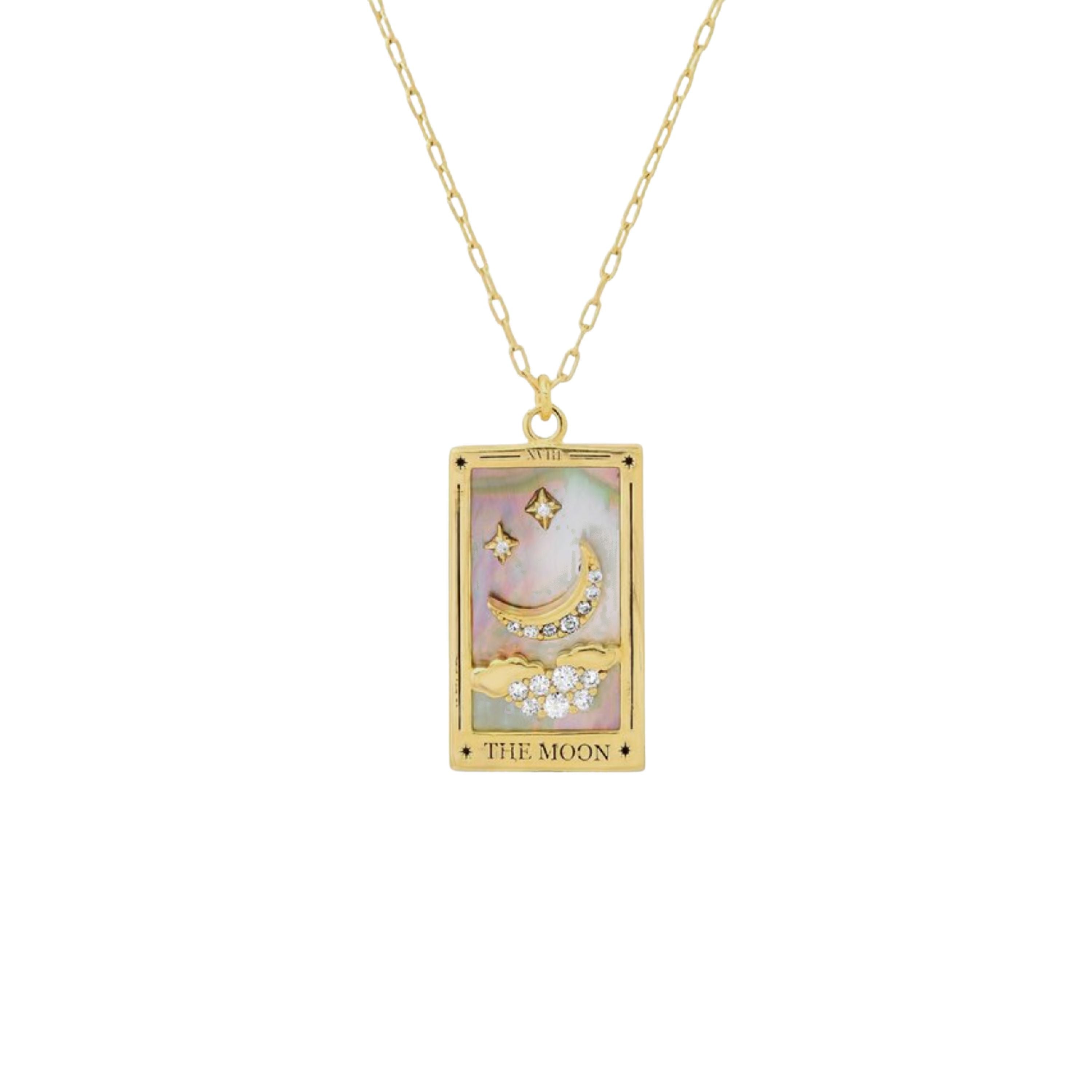 The Star Tarot Card NecklaceNecklacesThe Moon
