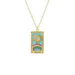 The Star Tarot Card NecklaceNecklacesThe Sun