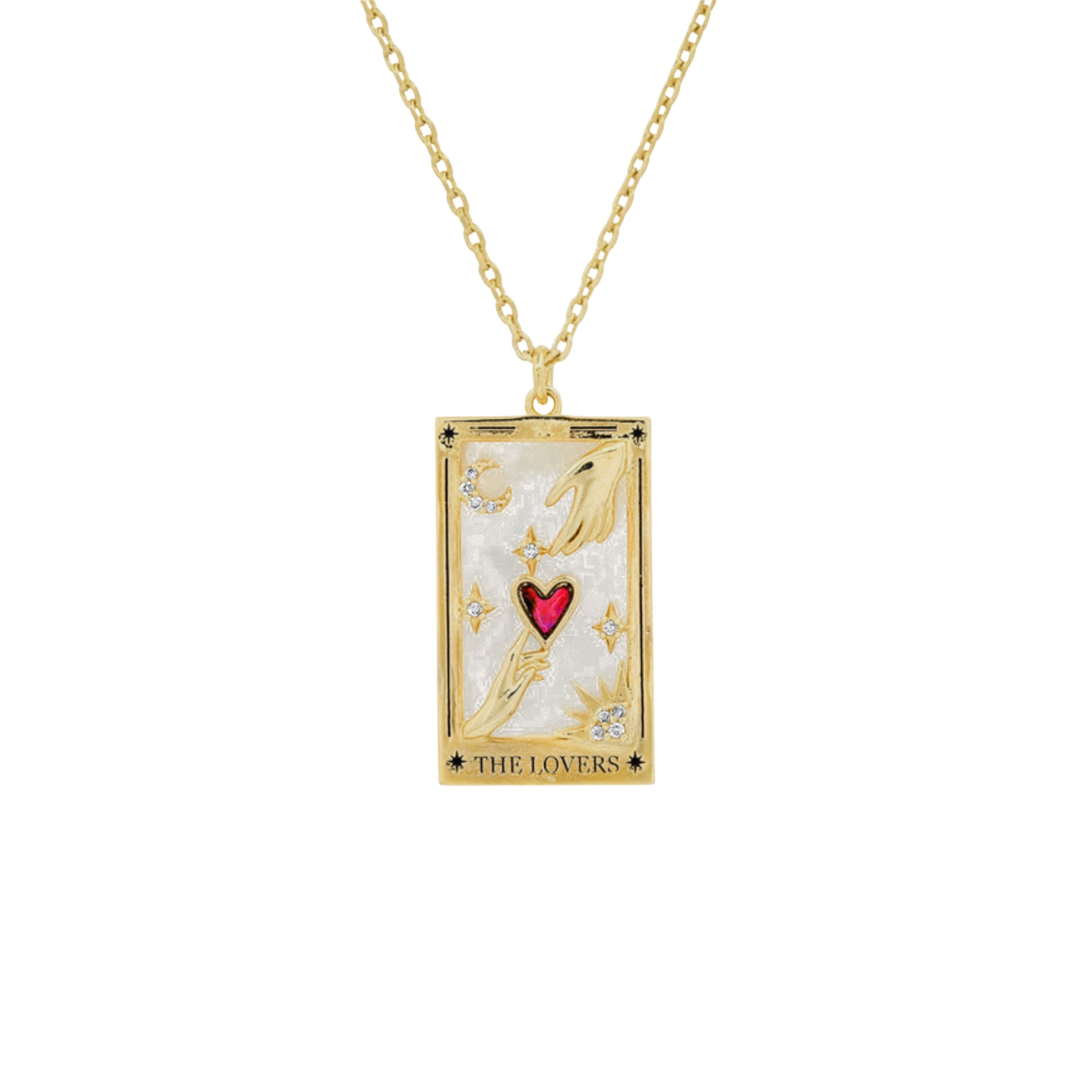 The Star Tarot Card NecklaceNecklacesThe Lovers