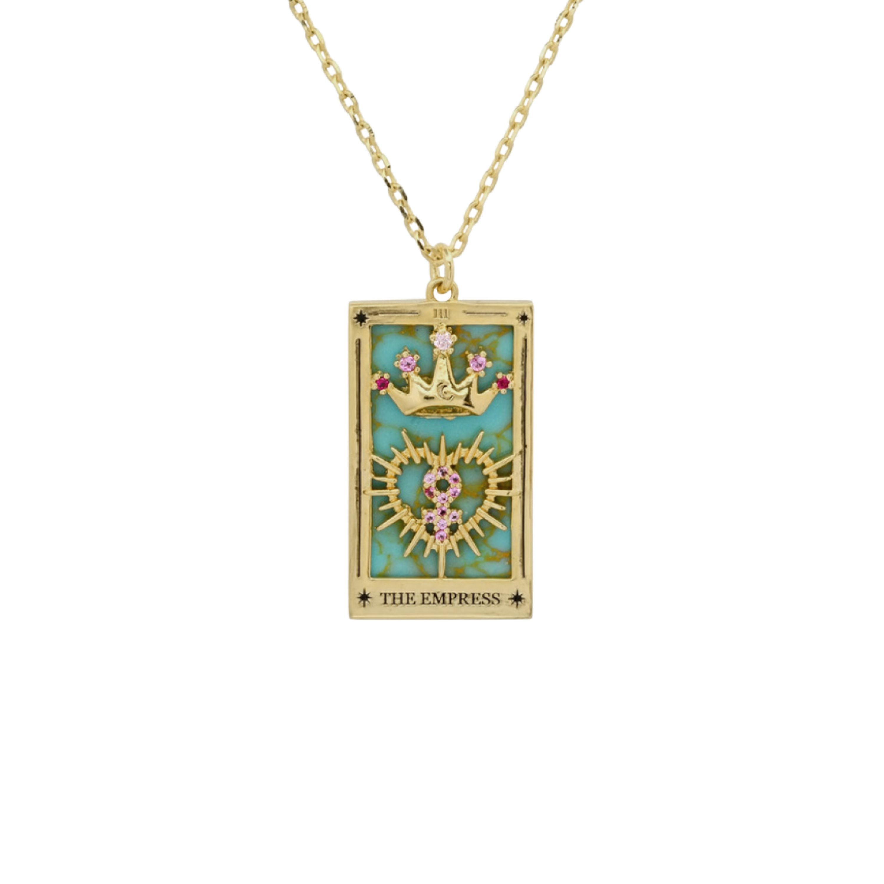 The Star Tarot Card NecklaceNecklacesThe Empress