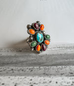 Santa Barbara Multi Stone Ring173 Genuine Turquoise Ring