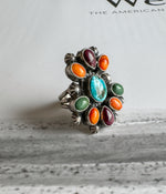 Santa Barbara Multi Stone Ring173 Genuine Turquoise Ring