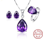 Amethyst Jewelry Set - 925 Sterling SilverNecklace925 Sterling Silver6