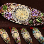 Gold Floral Bangle WatchWatch