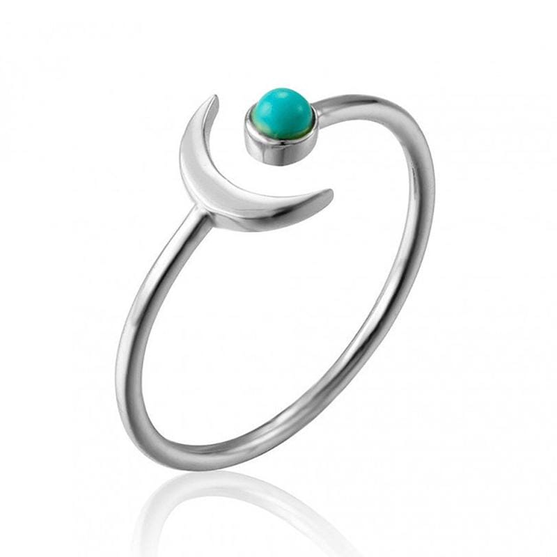 Turquoise Cuff Ring - 925 Sterling SilverRing925 Sterling Silver