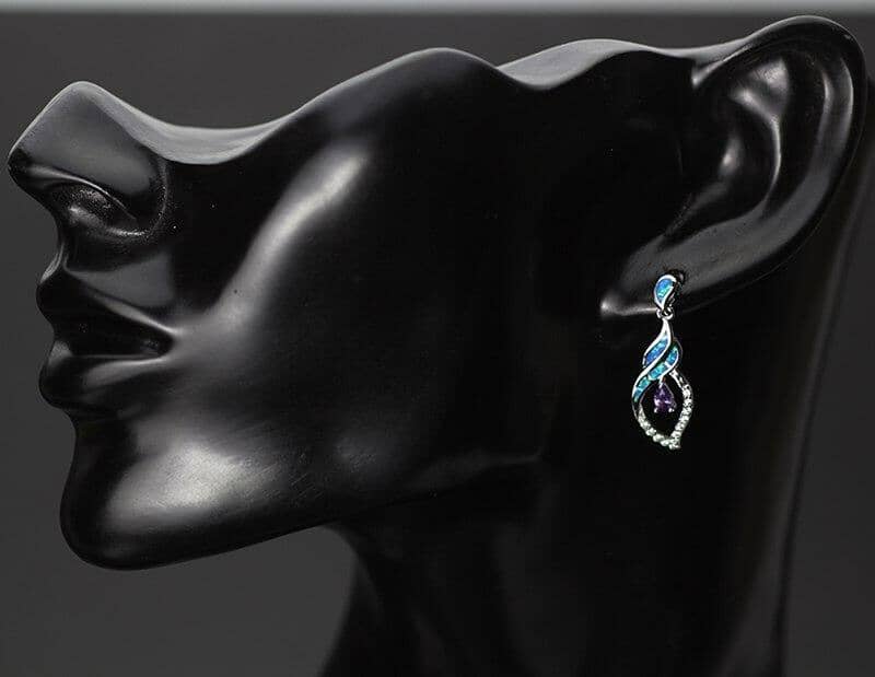 Luxurious Fire Opal Fashionable EarringsEarrings