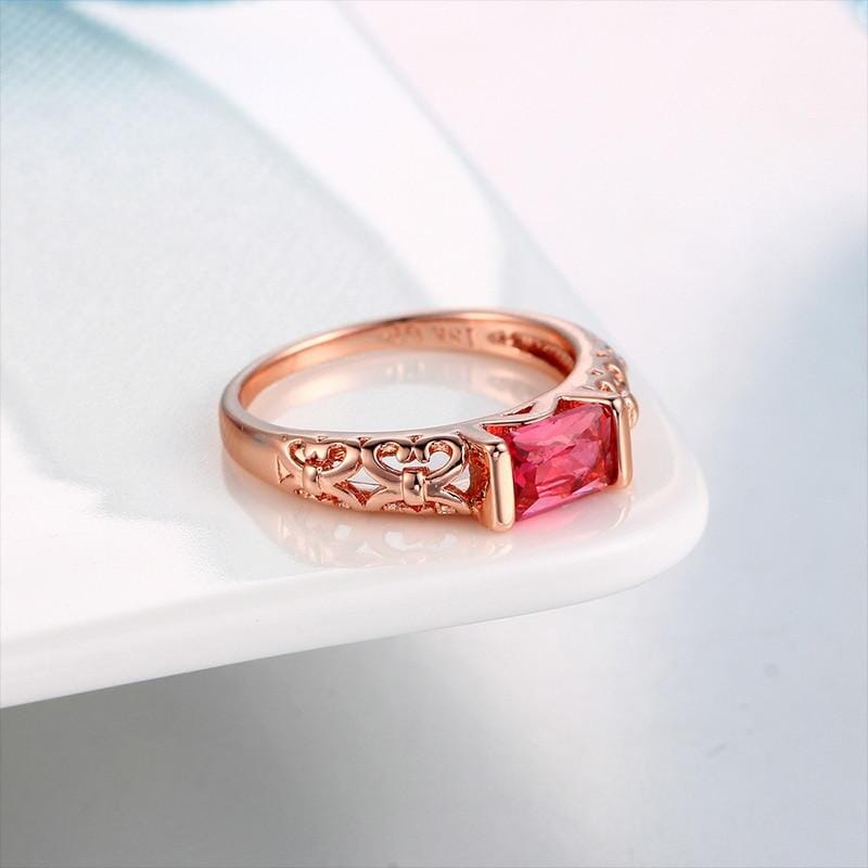 Ruby Rose Gold Plated/Silver RingRing