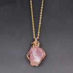 Natural Quartz Necklaces for Healing - 7 Types of Raw GemstonesNecklaceLight Siam