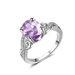 Oval Shape Princess Amethyst RingRing6