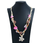 Bohemian Puka Seashells Beach NecklaceNecklace