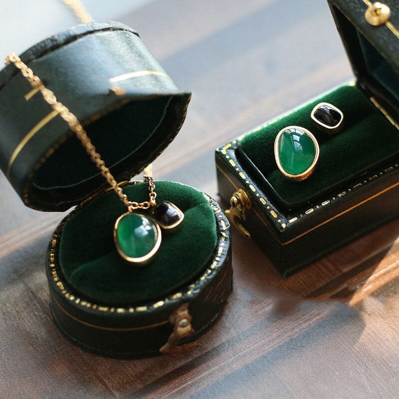 Green Black Gothic Jewelry SetJewelry Set