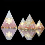 Orgone Rose Quartz Crystal PyramidHome Decor