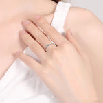 Dainty Diamond Promise Ring - 925 Sterling SilverRing