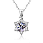 Simple Charms Diamond Necklace - 925 Sterling SilverNecklace