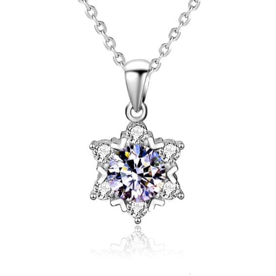 Simple Charms Diamond Necklace - 925 Sterling SilverNecklace