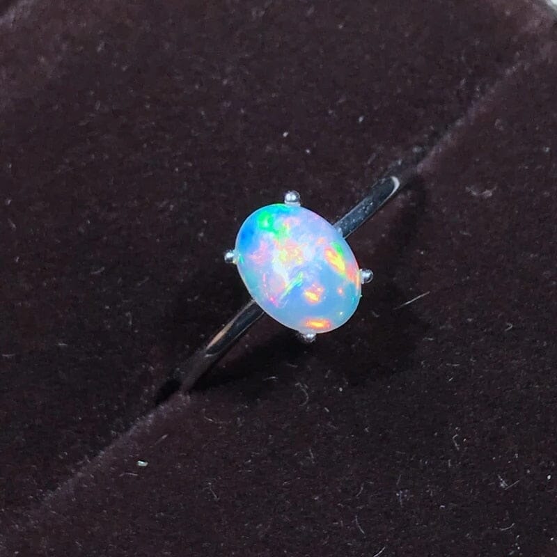 Jessie - Natural Opal Ring - 925 Sterling SilverRing11