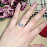 1.75ct Engagement Austrian Crystal Ring - Rose Gold / Silver PlatedRing