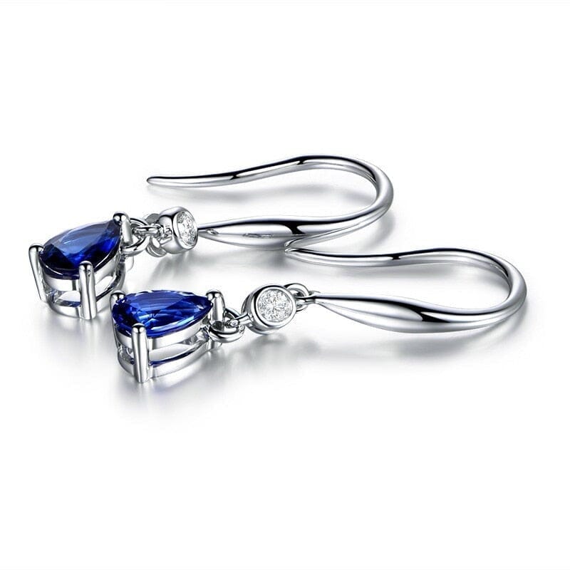 Fashion Smooth Tears/Waterdrop Pendientes Earrings - 925 Sterling SilverEarrings