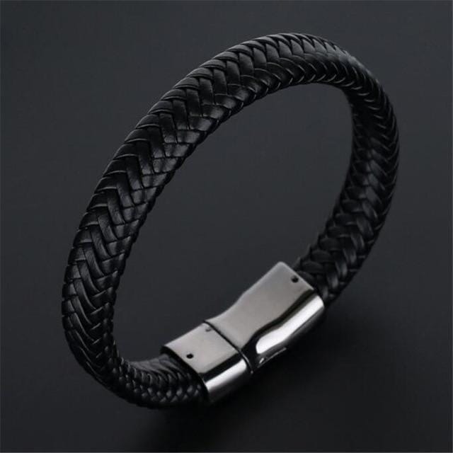 Trendy Genuine Leather Bracelets for MenBraceletStyle 7