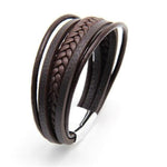 Trendy Genuine Leather Bracelets for MenBraceletStyle 4