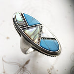 Powerful Mystical Turquoise Gift Ring - 925 Sterling SilverRing