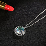 Temperament Clavicle Elegant Moonstone Pendant Necklace - 925 Sterling SilverNecklace