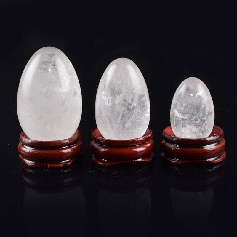 Crystal Stone Quartz Kegel Exercise Yoni Eggs SetYoni Eggs