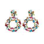 Party Oversize Colorful Luxury Crystal Dangle EarringsEarrings