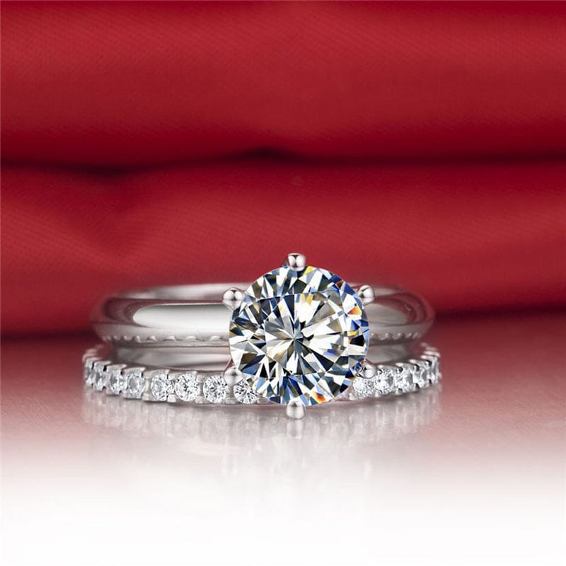 Luxury Diamond Stackable Ring Set - 925 Sterling SilverRing