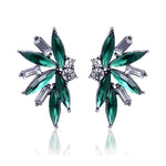Colorful Crystal Opal Stone Angle Wings Stud EarringsEarrings