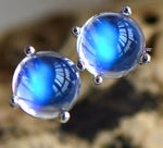 Aurora Borealis Crown Stud Earrings - 925 Sterling SilverEarrings