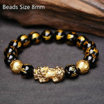 Feng Shui Beads Obsidian Stone BraceletBracelet8mm
